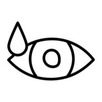 Modern design icon of eye drop vector