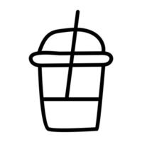Modern design icon of takeaway drink vector