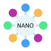 Nanotechnology icon in perfect design vector