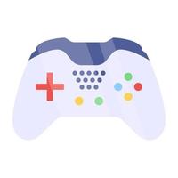 Vector design of game controller, flat design icon