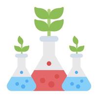 icono de diseño moderno de bioquímica vector