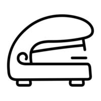 An icon design of paper stapler vector