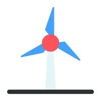 A premium download icon of wind turbine vector