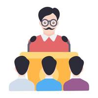 A perfect design icon of business seminar vector