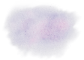 nuvem de pintura à mão em aquarela png