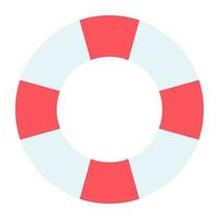 An editable design icon y lifebuoy vector