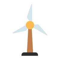 A premium download icon of wind turbine vector