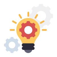 An icon design of idea generation vector