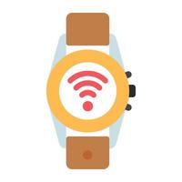 un reloj inteligente de icono de descarga premium vector