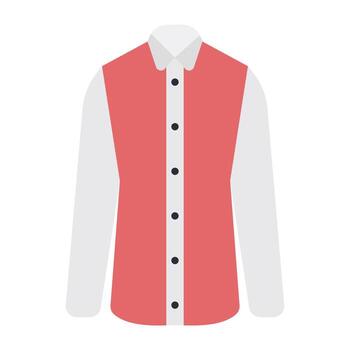 A beautiful design icon of waistcoat vector