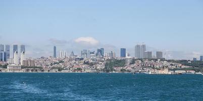 distrito de besiktas en la ciudad de estambul foto