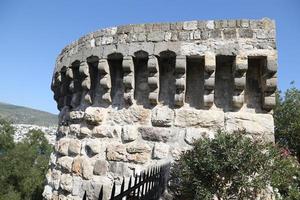 torre en el castillo de bodrum foto