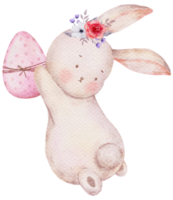 Ostern-Cartoon-Aquarell png