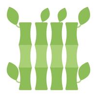 A perfect design icon of bamboo sticks vector