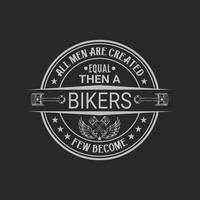 tipografía de motocicletas, gráficos de camisetas, diseño de emblemas y etiquetas vector