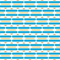 Blue colour horizontal stripes seamless pattern vector background.