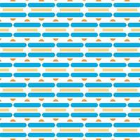 Blue colour horizontal stripes seamless pattern vector background.