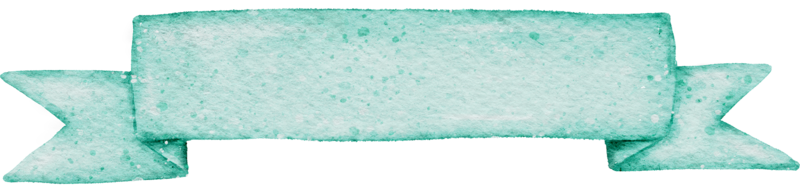 aquarela de banner de fita png