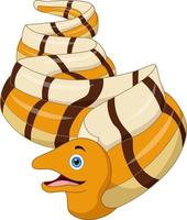 Cute sea eel cartoon vector