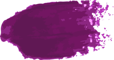 violette aquarel penseelstreek png