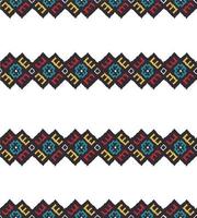 Set of vector ukrainian folk seamless pattern ornaments. Ethnic ornament. Border element.