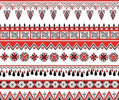 pattern ethnic motifs geometric seamless textile ornament vector