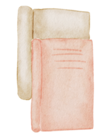 boek aquarel handverf png