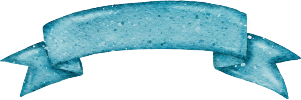 aquarela de banner de fita png