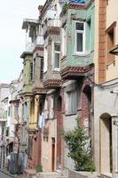 Old Buildings in Balat District, Istanbul photo