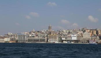 Karakoy and Galata Tower in Istanbul City photo