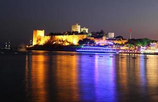 castillo de bodrum en turquía foto