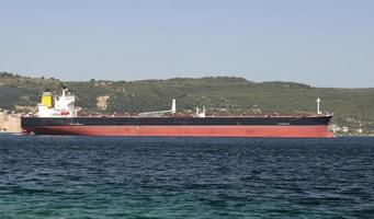 Cargo Ship in Sea photo