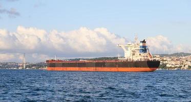 Cargo Ship in Sea photo