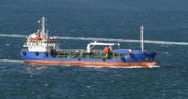 Blue Tanker Ship photo