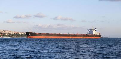 Cargo Ship in Sea photo