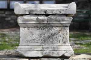 Sarcophagus in Bodrum Castle photo