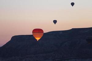 Hot Air Balloons in Cappadocia Valleys photo