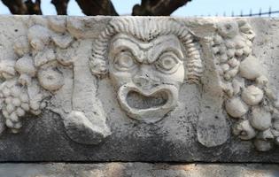 Face Relief in Bodrum Castle photo