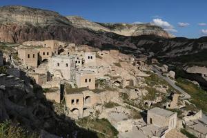 Houses in Cavusin Village, Cappadocia photo