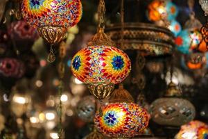 Linternas turcas de colores foto