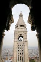 Sacre Coeur Basilica at Montmartre in Paris, France photo