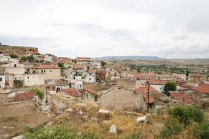 casas antiguas en la ciudad de avanos, turquía foto