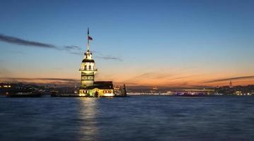 Maidens Tower in Istanbul, Turkey photo