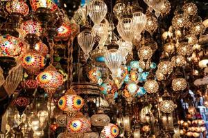 Linternas turcas de colores foto