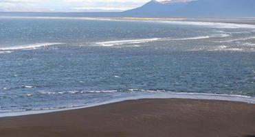 Black Sand Beach in Iceland photo