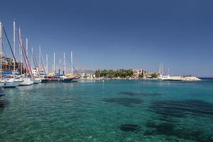 Boats in Datca Town photo