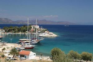 Boats in Datca Town photo