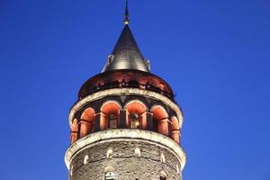 Galata Tower in Beyoglu, Istanbul City, Turkey photo