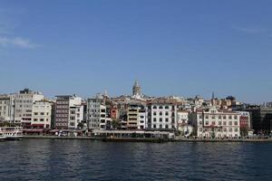 Karakoy and Galata Tower in Istanbul City photo