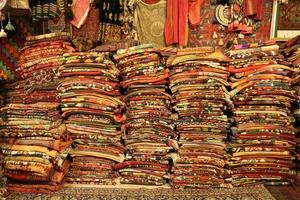 Turkish Traditional Carpets in Goreme, Nevsehir, Turkey photo